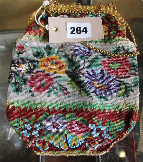 Large beaded bag